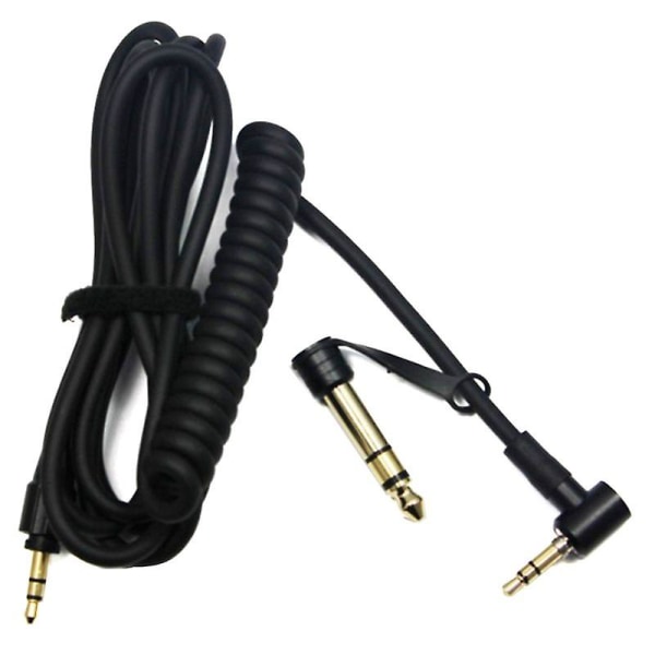Spring Stereo Audio Kabel Ledning Til Dr Dre Solo/ Pro/ Mixr/ Hovedtelefoner/ Studio For Beats Headsets Adapter Black
