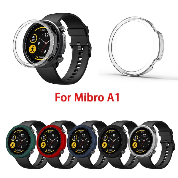 För Mibro A1 watch anti-scratch Cover Hard Shell-Bumper Case-Sleeve Red