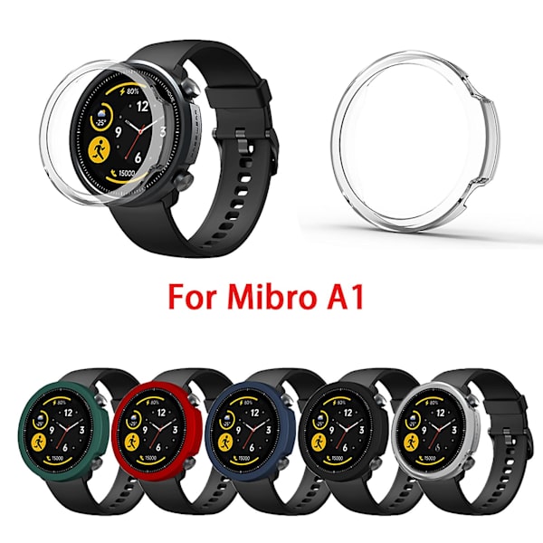 För Mibro A1 watch anti-scratch Cover Hard Shell-Bumper Case-Sleeve Transparent