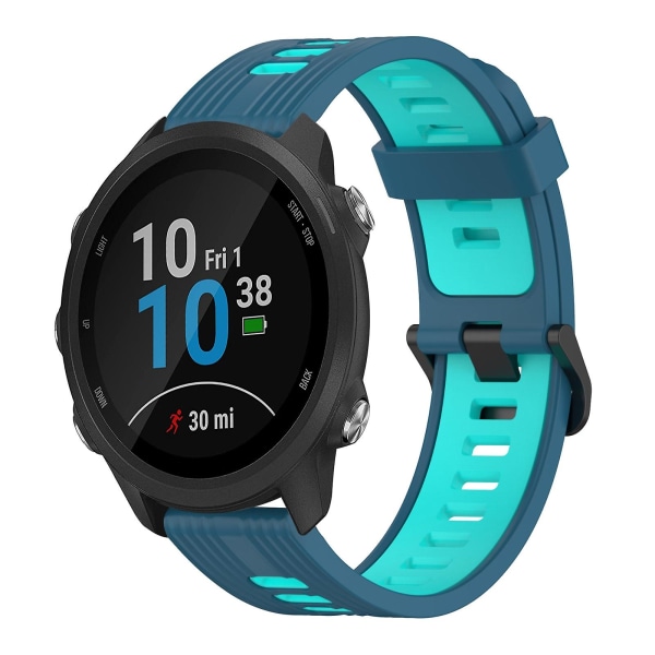 20 mm watch för Garmin Forerunner 245 Blue Water Duck