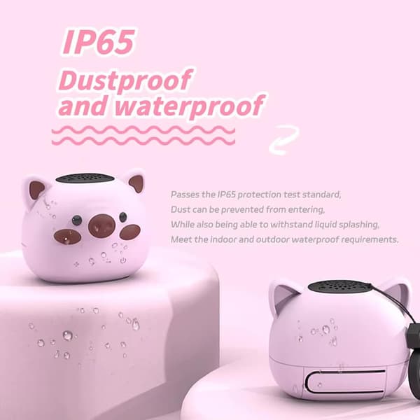 Bluetooth-kaiutin Tk450, IP65-vesitiivis kädenlämmitystoiminnolla (possu)