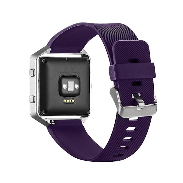 Mjukt silikon sportarmband för Fitbit Blaze Purple C Other Phone Models