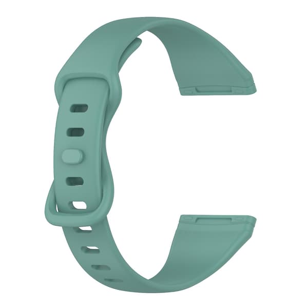 Fitbit Versa 4 / Versa 3 / Sense TPU -rannekke S Pine Needle Green