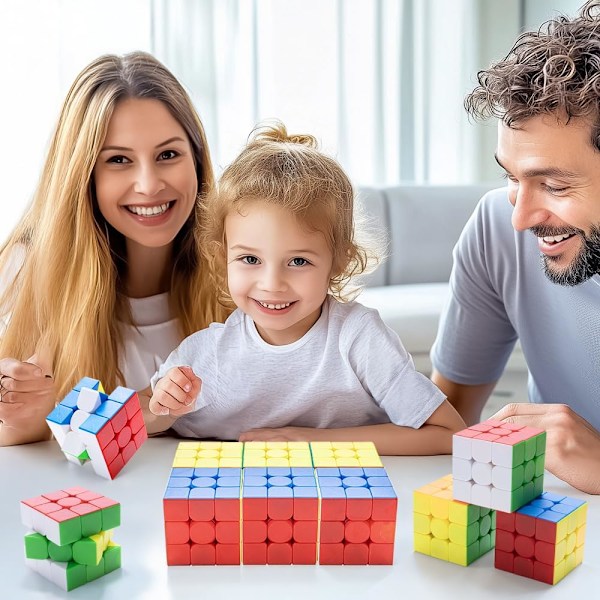 Speed Cube Sæt, Magic Cube Til Festgaver 3X3X3 Stickerless Magic Cube Gaveideer Til Børn 20 Pak