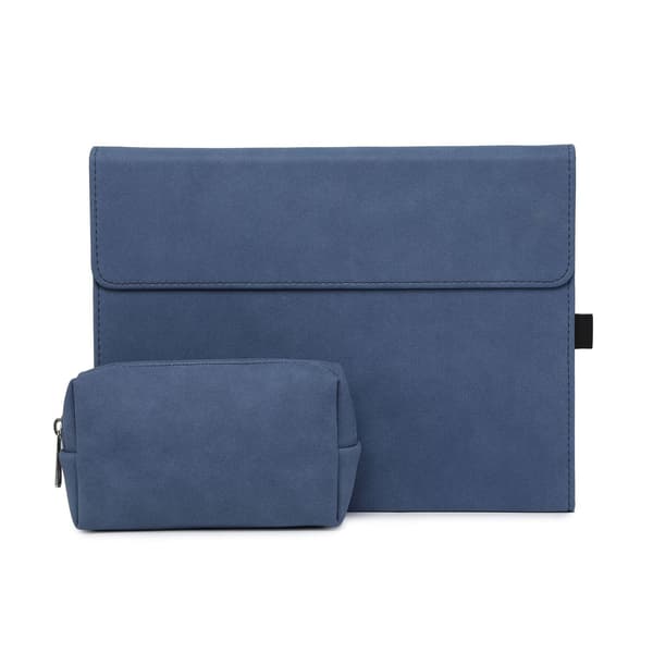 Etui til Microsoft Surface Pro 8, justerbar visningsvinkel, med veske (matt blå)