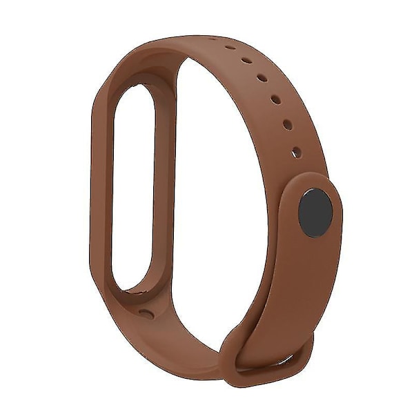 Mjuk TPU-klockarmband för Xiaomi Mi Band 7, justerbart armband Brown, Brown A Xiaomi Mi Band 7