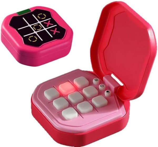 Tic Tac Toe-spill, med stillemodus (Rose Red) Rose Red