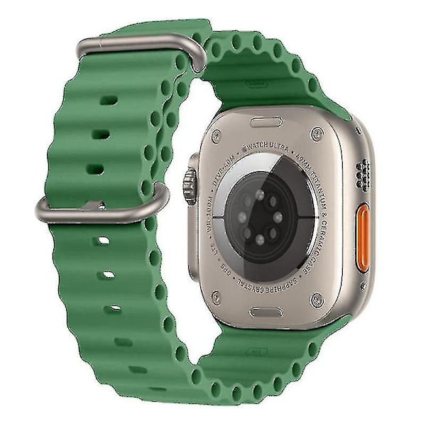 Rannekkeet Ocean-ranneke Apple Watch Ultra 49mm/Series 8/7 45mm/6/5/4/SE/SE (2022) 44mm/3/2/1 42 Green, Green D Apple Watch Ultra 49mm