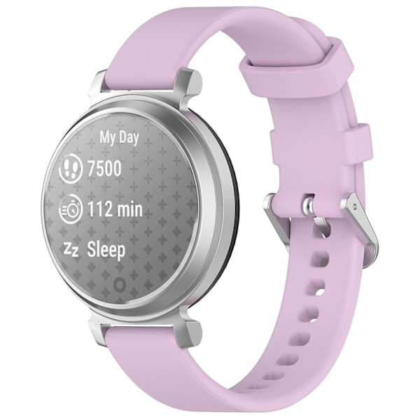 For Garmin Lily 2 Silikone Urrem 14mm Vandtætte Bløde Udskiftningsremme Purple