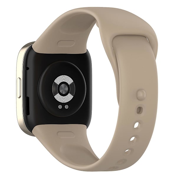 Til Xiaomi Redmi Watch 3/Mi Watch Lite 3 Silikone Urrem Udskiftning Rem Beige