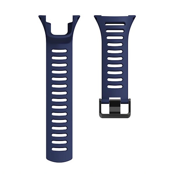 Egnet til Suunto Ambit 1., 2. og 3. generations udendørs ur speciel gummirem udskiftningsarmbånd Midnight Blue