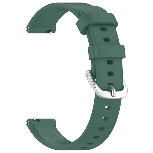 Silikone urrem til Garmin Lily 2, 14 mm, vandtætte, bløde udskiftningsremme Dark Green