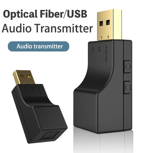 Bluetooth-mottagare optisk fiber/USB Bluetooth-ljudsändare för Nintendo Switch/PC