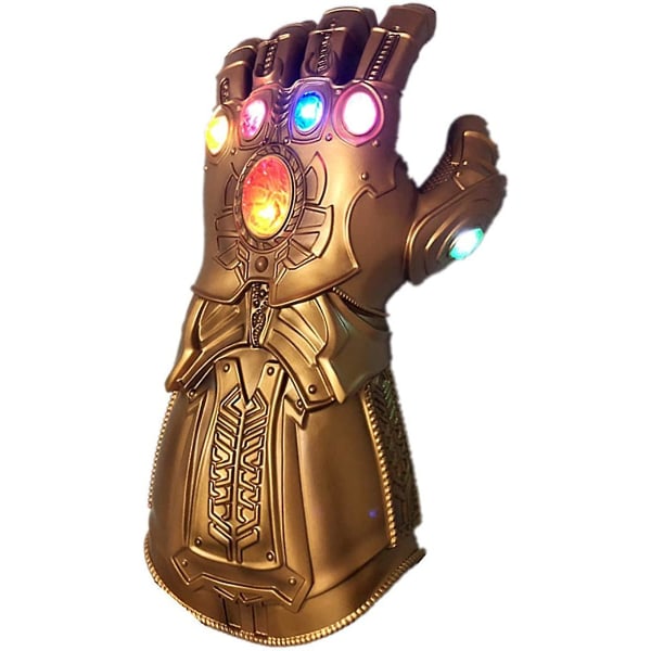 Thanos Infinity Gauntlet Led Gem Light Up Glove Avengers Actionfigur Cosplay Barneleke