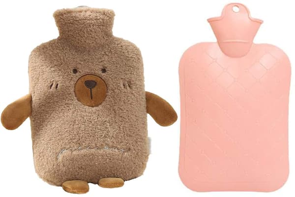 Brown Bear Direct varmvattenflaska för varm kompress och värmeterapi (1000 ml)