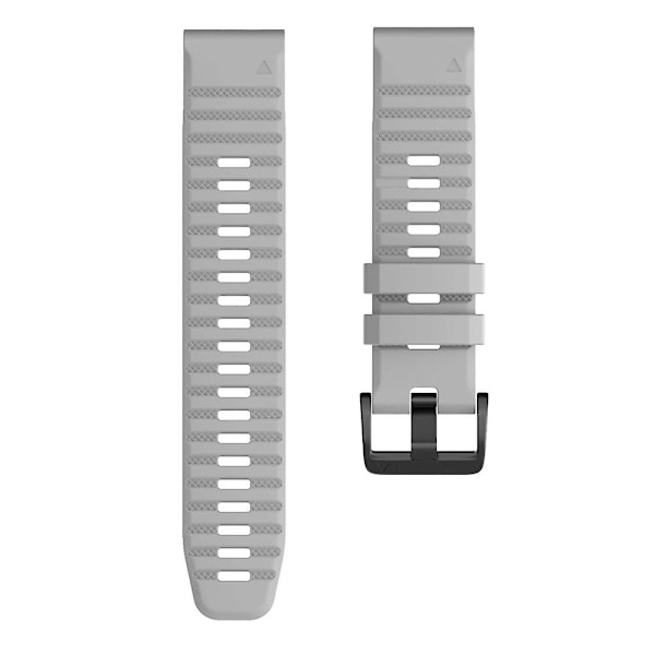 KLB-AWGJ-001 För Garmin Fenix 7 / 7 Pro 22mm Klockarmband Konkav Punkt Silikon Rem Grey
