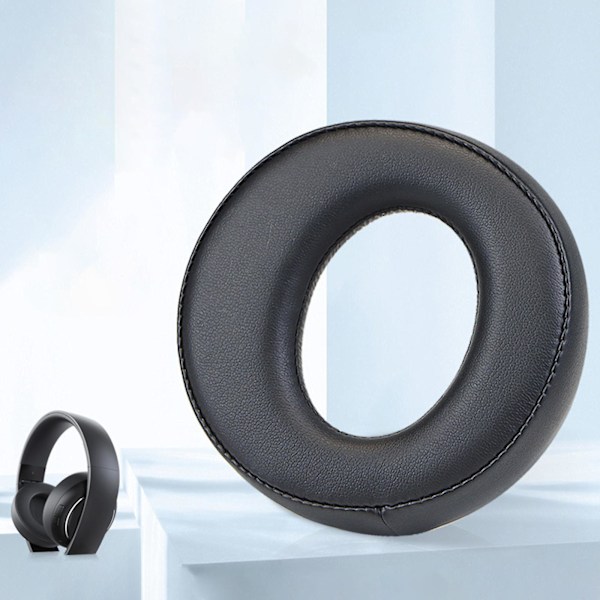 Elastiske øreputer øremuffer for Holy F5 hodetelefoner hodebånd pute med spenne Black velvet Ear pads