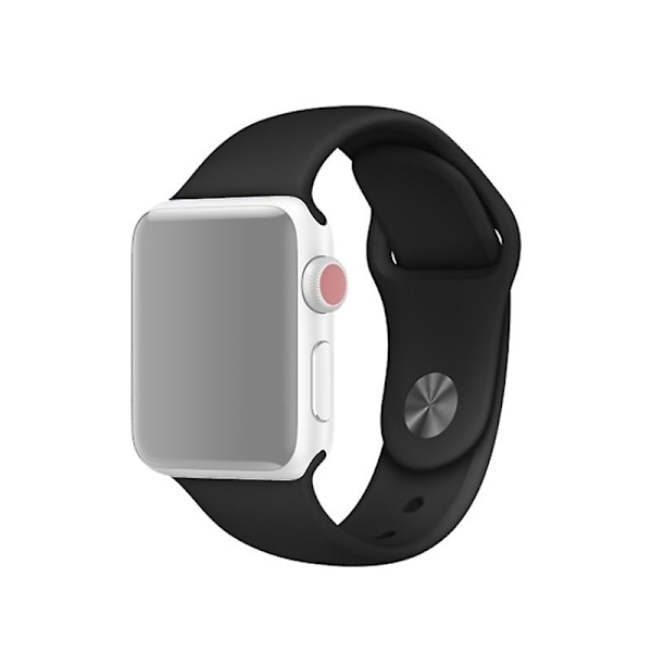 Smart Watch Band för Apple Watch Series 9/8/7 41mm/6/SE (2023)/SE(2022)/SE/5/4 40mm/3/2/1 38mm Black A Apple Watch Series 9 4