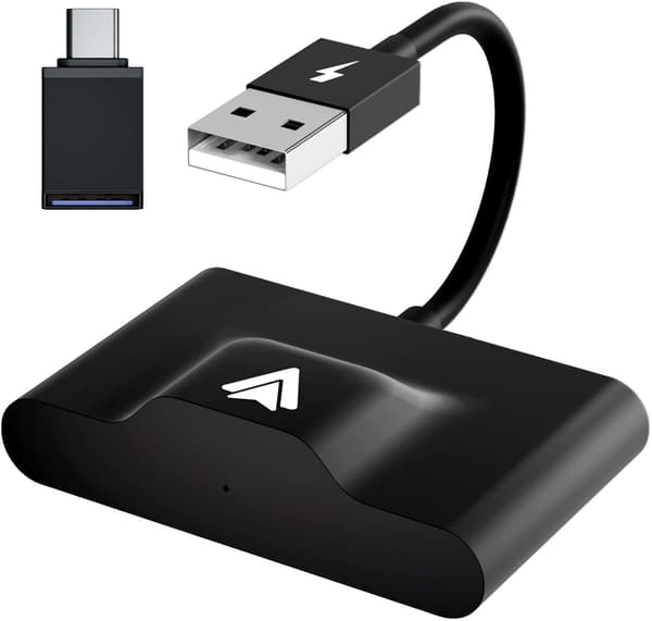 Trådlös adapter, för Android-telefoner, Plug & Play, konverterar fabriksansluten till trådlös