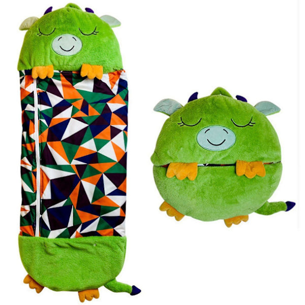 160x60cm Sovepose Børn Voksen Camping Sovepose Pudegave green