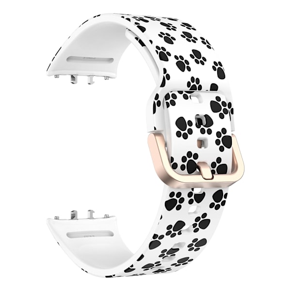 For Samsung Galaxy Fit3 mønstertrykk silikonrem erstatningsklokkebånd Cat Paw