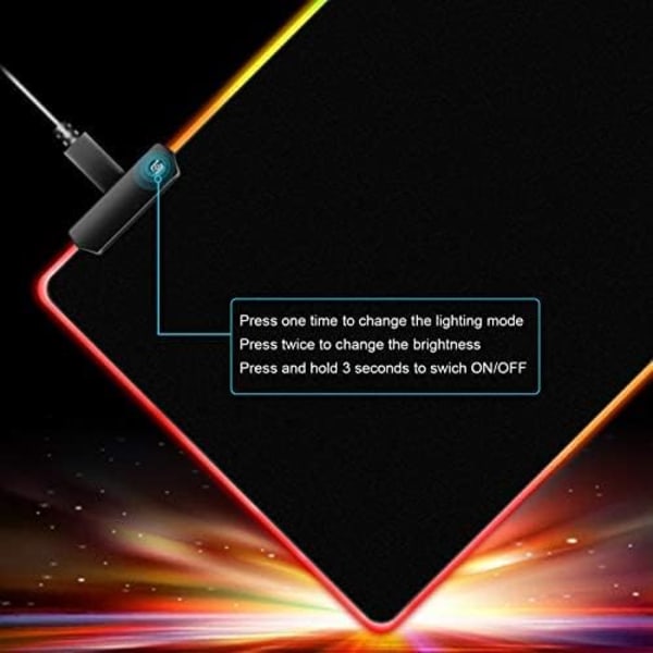 RGB Musemåtte LED Musemåtte, Stor Musemåtte, LED Og Stor Musemåtte 900*400*4Mm