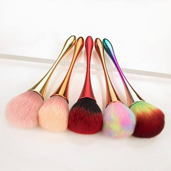 Rose Gold Powder poskipunasivellin Ammattimainen meikkisivellin suuri kosmeettinen kasvohoito brocha colorete meikkityökalu 3