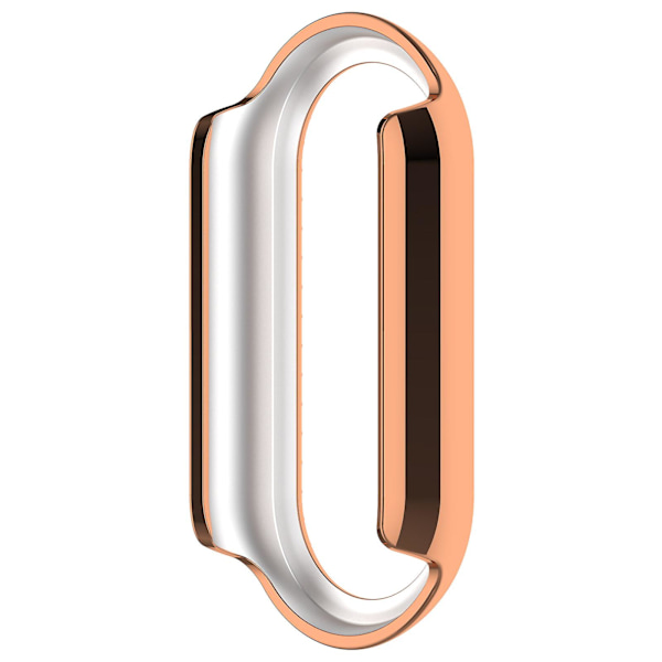 Xiaomi Smart Band 8:lle timanttikoristeinen kellokehys PC-ontto suojakotelo Electroplating Rose Gold