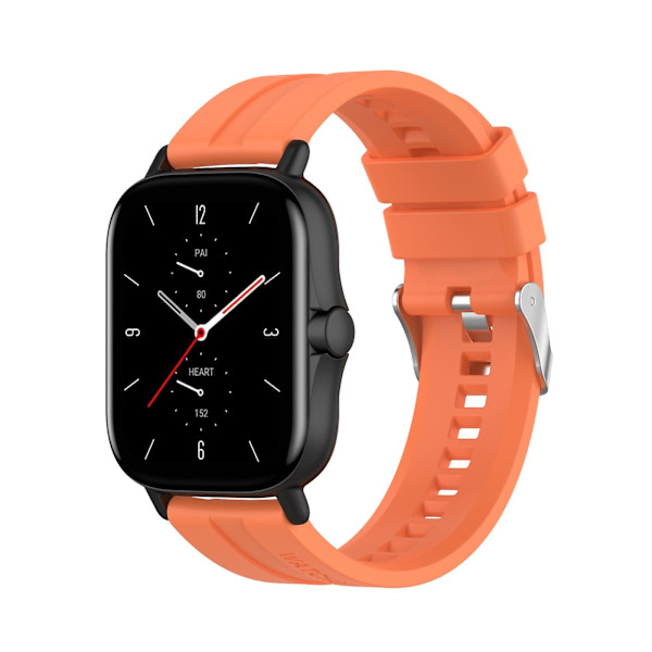 For Amazfit Gts 2e 20 mm silikone urrem til Amazfit Gts 2e Vibrant Orange