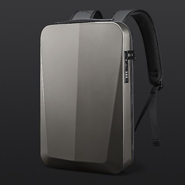 Bange Bg-22201 Business Hard Shell Computertaske Herre Rygsæk Vandtæt Bagage Titanium