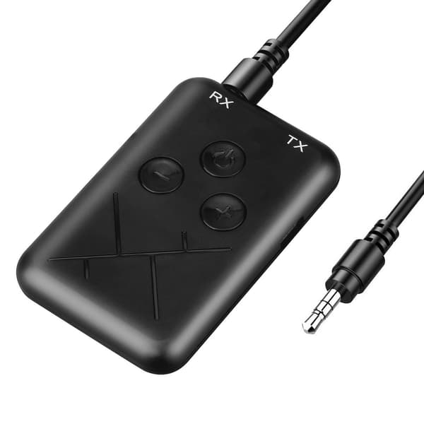 Bluetooth-mottaker 2-i-1 bilstereo Bluetooth 4.2-adapter 3.5 mm A2Dp stereo