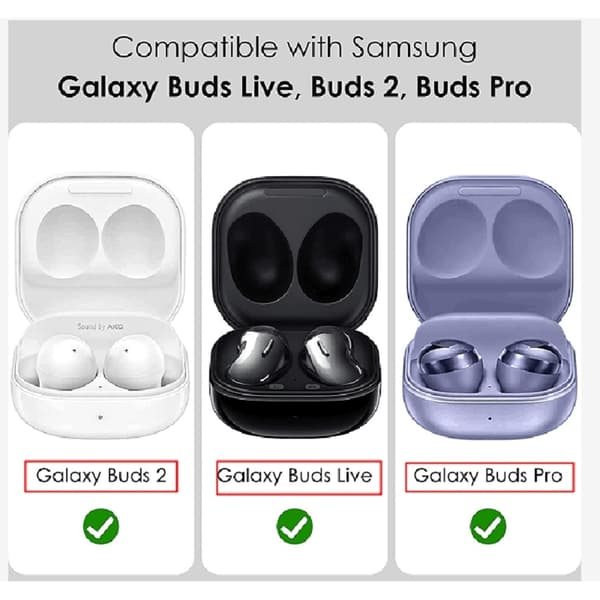 Fodral för Samsung Galaxy Buds 2 Pro, hårt (rött) Red