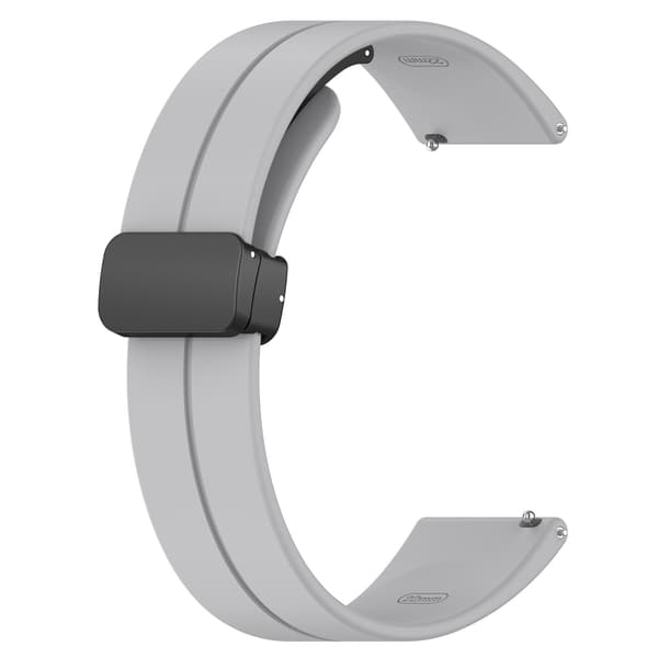 Rem for Redmi Watch 5 Active/Lite, 22 mm myk silikon (kompatibel, lys grå)