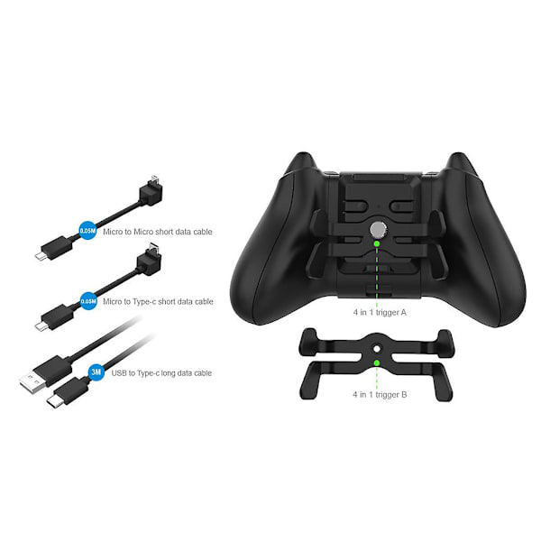 Tyx-1610 Gamepad Back Clip Button Controller Back Button Attachment 4 programmerbara paddlar för Xb One X S,xb Series S/x