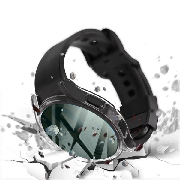för Smart Watch Housing Bumper Soft Cover Ram för Case för Shell för SamsungGa Silver 40mm