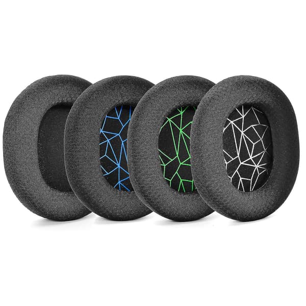 Erstatningsøreputer for Steelseries Arctis 9 / Arctis 7 / Arctis 5 / Arctis 3 / Steelseries Arctis Pro Black Green
