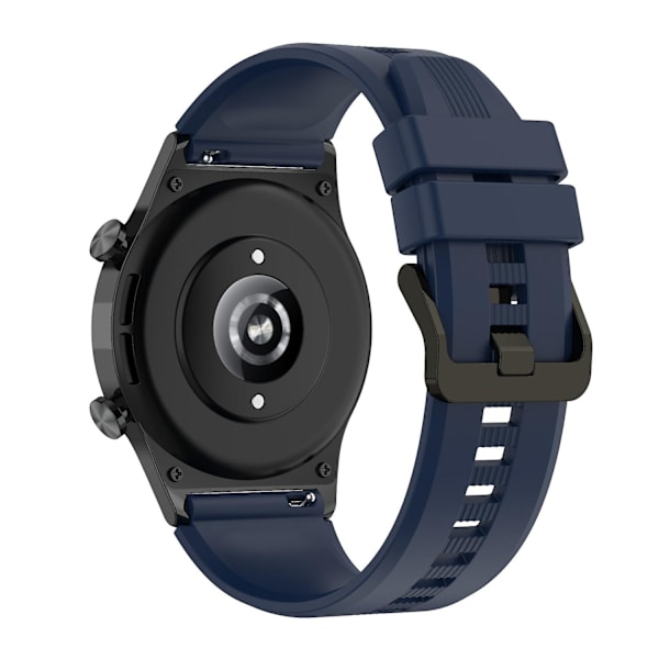 For Honor Watch GS 4 Pehmeä Silikoni Ranneke 22mm Vaihdettava Ranneke - Tummanvihreä Midnight Blue