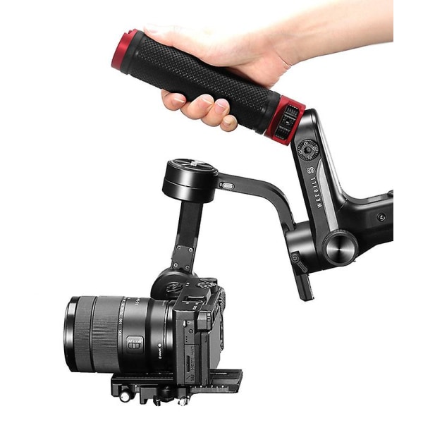 Kamera håndholdt kardanstabilisator hurtigutløser håndtak for Weebill Lab/s håndtak 1/4 tommer 3/8