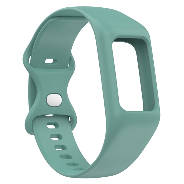 Integrer silikoneurrem til Fitbit Charge 6/5/4/3, urrem med etui Green