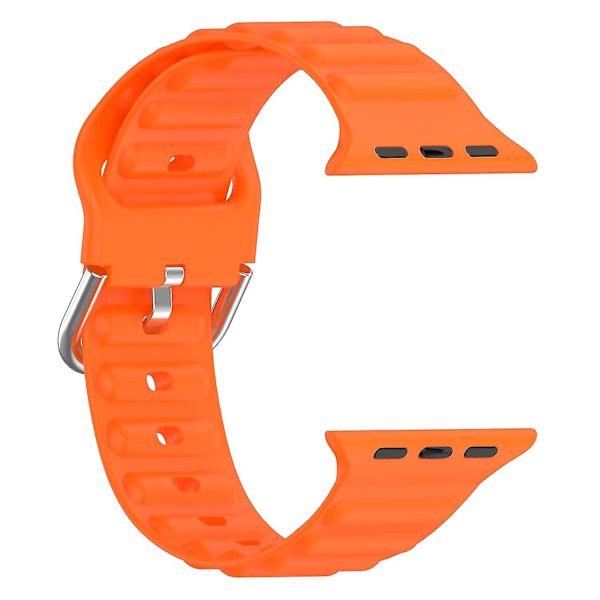 Rannekkeet Apple Watch Ultra 49mm/SE/SE (2022) 44mm/Series 8/7 45mm/6/5/4 44mm/3/2/1 42mm Wave Orange, Orange B Apple Watch Ultra 49mm