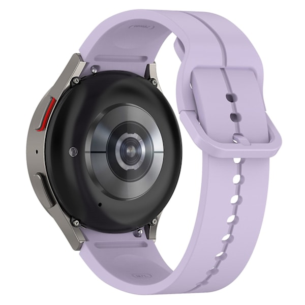 Samsung Galaxy Watch6 / Watch6 Classic / Watch 5 / 5 Pro / Watch3 41mm Silikoniurainen uranauha 20mm ranneke Purple