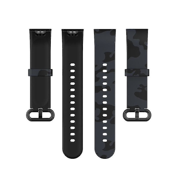 Til Xiaomi Redmi Watch 2/Horloge 2 Urrem 21,6mm Quick Release Urrem med Spænde til 5,5-8 Grey, Camo Grey E Xiaomi Redmi Watch 2