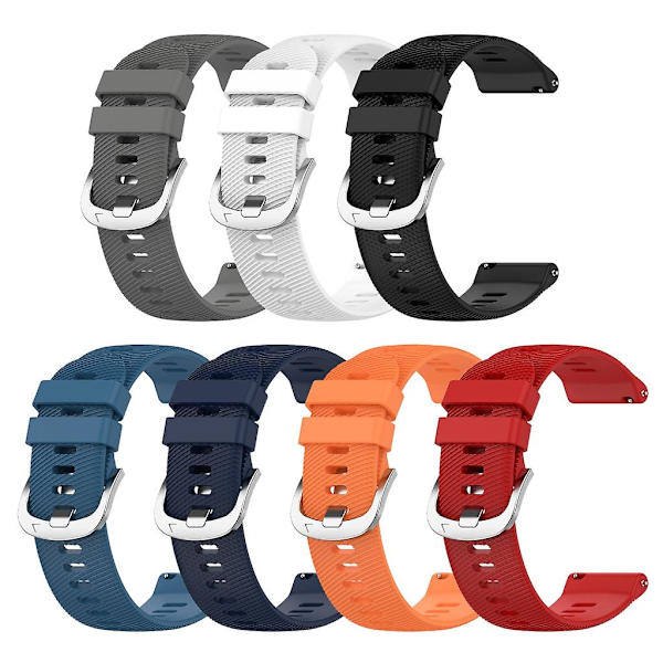 För Forerunner 265/265S Watch Loop Silikonrem-armband Svettsäkert armband Orange 265S