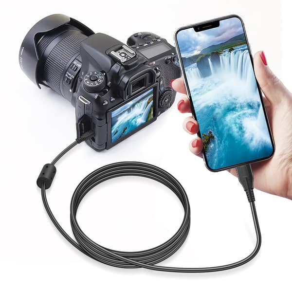 Adaptere USB Type-C til Mini 8-bens OTG-kabel, til FujiPix/Konica/Olympus kameraer