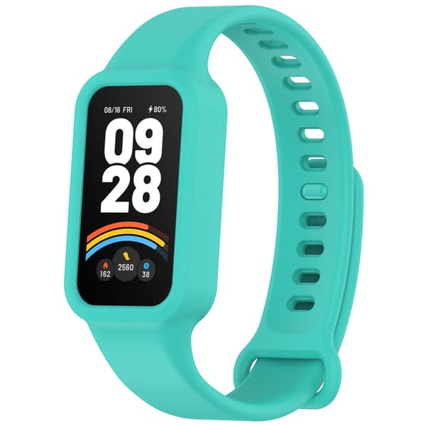 Armbånd Silikone Til Xiaomi Smart Band 9 Active (Blågrøn)