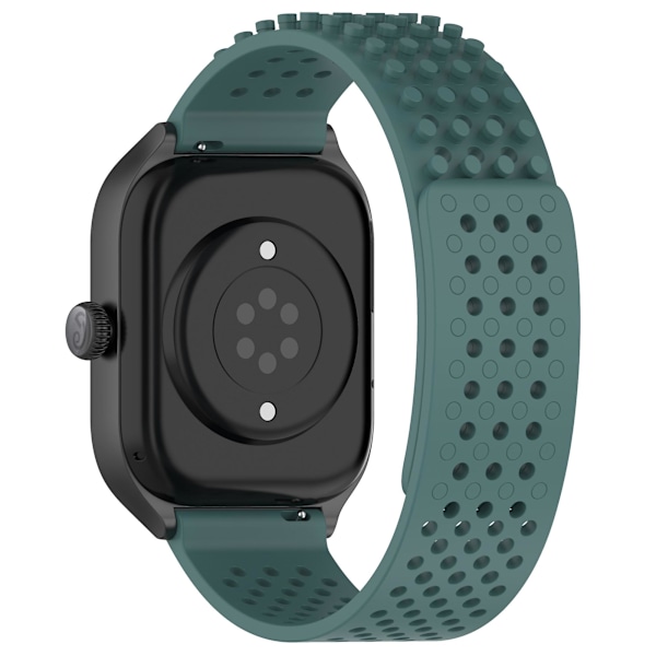 22mm silikoneurrem til Huami Amazfit Gtr 4 46mm/garmin Forerunner 255/huawei Watch 3 Pro Olive Green