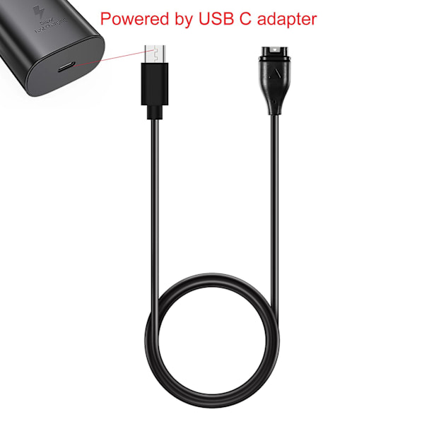 Laddarkabel USB C Converter Laddsladd För Fenix ​​6 6s 6x Pro