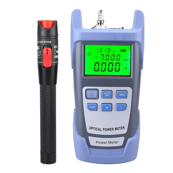 Optisk kabeltester, 50 mW visuell feilplassering, FTTH optisk effektmåler -70 dBm til +10 dBm