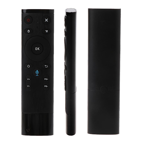 Trådlös Iptv-röstfjärrkontroll med luftmus för Android Box Q5 2,4g White