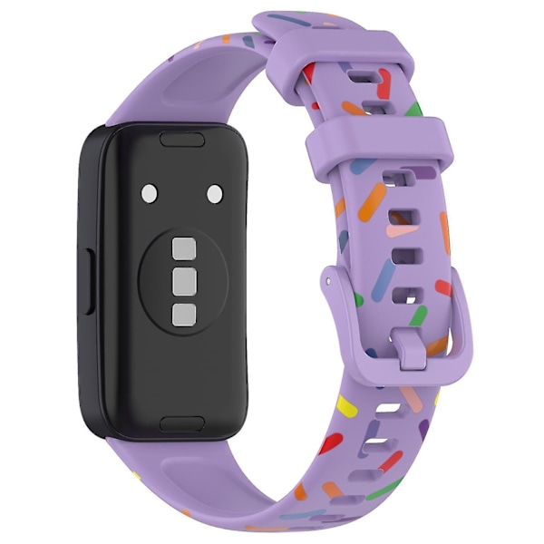 Huawei Band 8:lle suunniteltu silikoniranneke Purple, Purple F Huawei Band 8